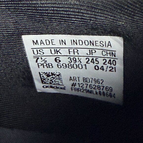 Adidas Swift Run Leopard Print Athletic Shoes Womens 7.5 Cream Black Low Top - Picture 5 of 10